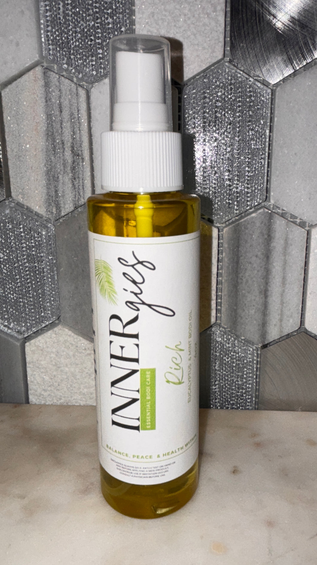 Rich Innergie Eucalyptus & Mint bodi oil